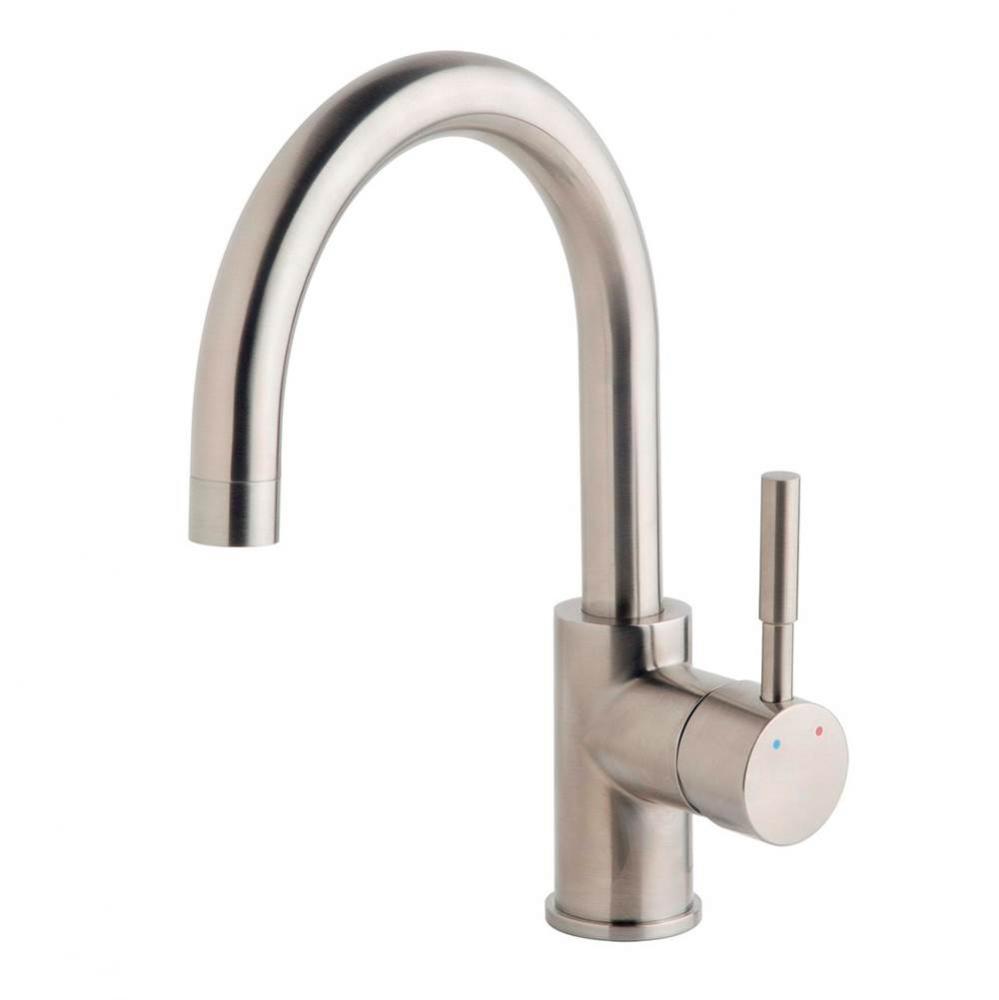 Dia Single-Handle Single Hole Bar Faucet in Satin Nickel (1.5 GPM)