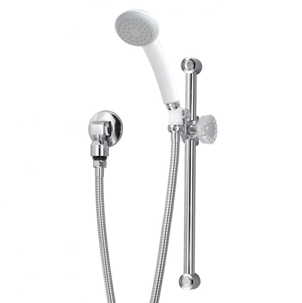 T-300 Wall/Hand Shower & Slide Bar in Polished Chrome - 2.2 GPM