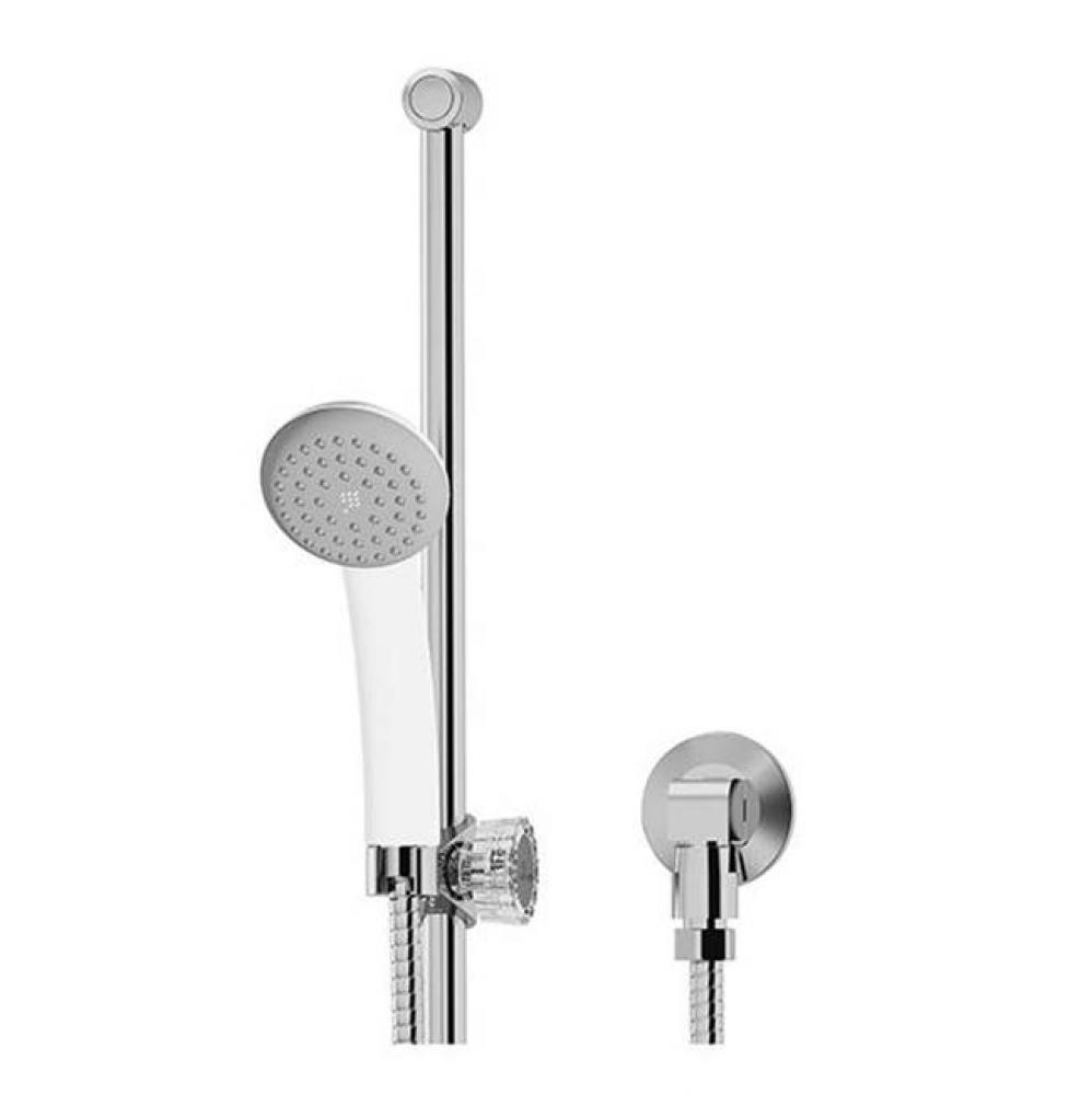 T-300 Wall/Hand Shower & Slide Bar in Polished Chrome - 2.0 GPM
