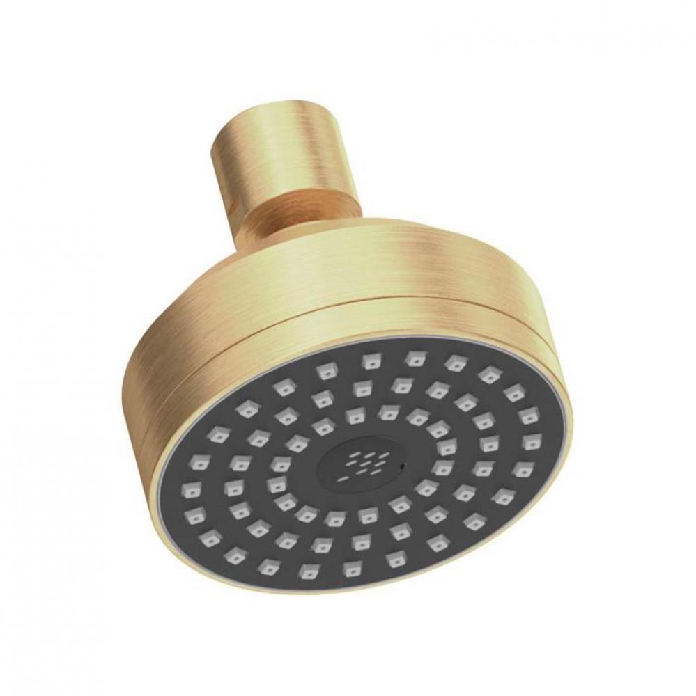 Duro 1-Spray 3 in. Fixed Showerhead in Brushed Bronze (2.5 GPM)