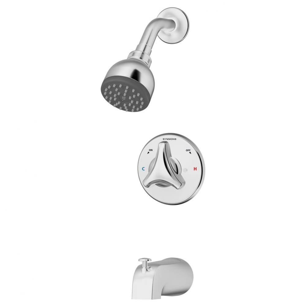 Origins Single Handle 1-Spray Tub and Shower Faucet Trim in Polished Chrome - 1.5 GPM (Valve Not I