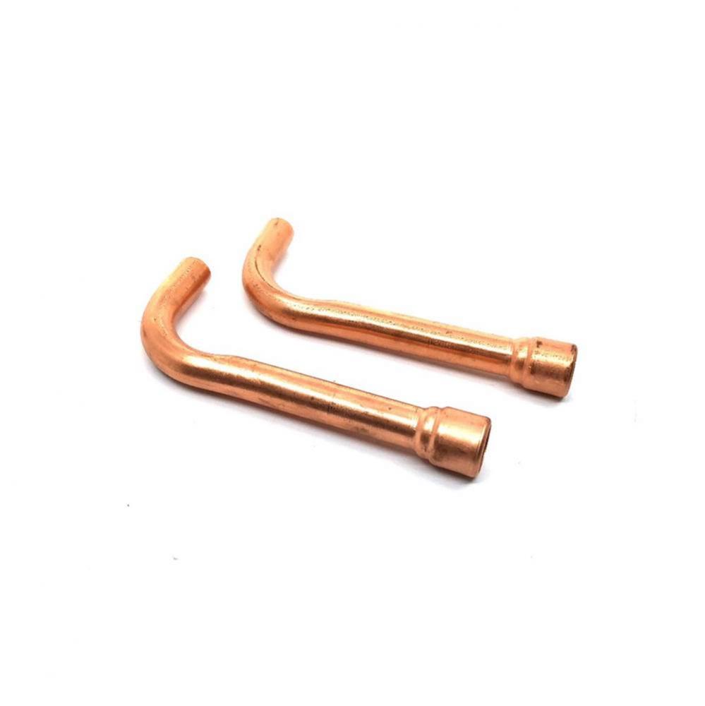 Copper ''L'' Fittings (Set of 2)