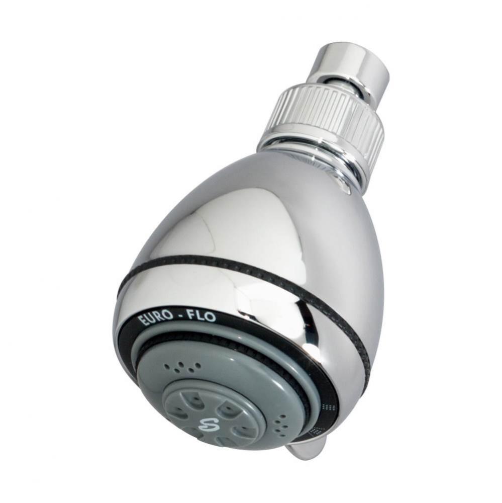 5-Spray 3.7 in. Fixed Showerhead in Polished Chrome (1.5 GPM)