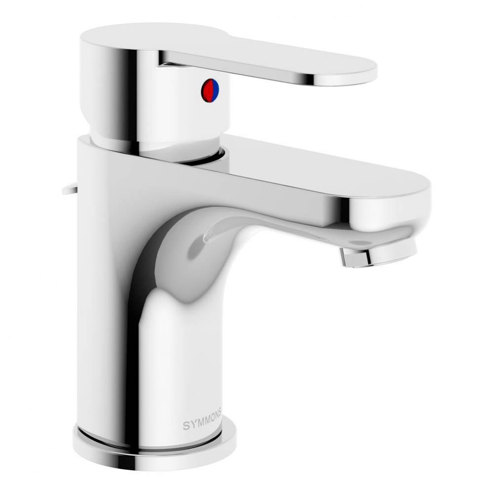 Identity Single Hole Single-Handle Bathroom Faucet with Deck Plate in Polished Chrome (0.5 GPM)