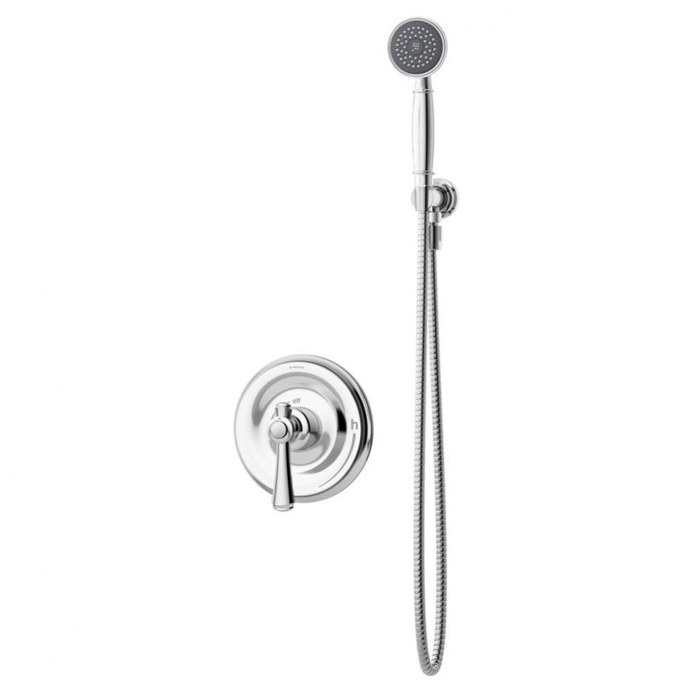 Degas Single Handle 1-Spray Hand Shower Trim in Polished Chrome - 1.5 GPM (Valve Not Included)