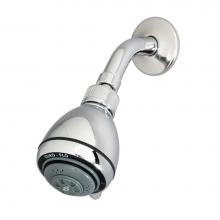 Symmons 4-145 - 5-Spray 3.7 in. Fixed Showerhead in Polished Chrome (2.5 GPM)