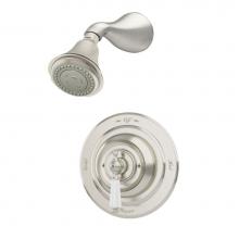 Symmons 4401-1.5-TRM - Carrington Single Handle 3-Spray Shower Trim in Polished Chrome - 1.5 GPM (Valve Not Included)
