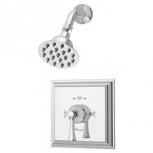 Symmons 4501-1.5-TRM - Canterbury Single Handle 1-Spray Shower Trim in Polished Chrome - 1.5 GPM (Valve Not Included)