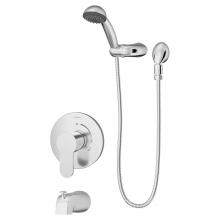 Symmons 6704-1.5-TRM - Identity Single Handle 1-Spray Tub and Hand Shower Trim in Polished Chrome - 1.5 GPM (Valve Not In