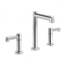 Symmons SLW-5312-1.0 - Museo Widespread 2-Handle Bathroom Faucet with Drain Assembly in Polished Chrome (1.0 GPM)