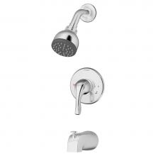 Symmons 9602-PLR-B-1.5-TRM - Origins Single Handle 1-Spray Tub and Shower Faucet Trim in Polished Chrome - 1.5 GPM (Valve Not I