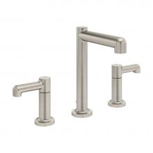 Symmons SLW-5312-STN-1.0 - Museo Widespread 2-Handle Bathroom Faucet with Drain Assembly in Satin Nickel (1.0 GPM)