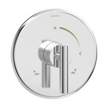 Symmons 3500-CYL-TRM - Dia Shower Valve Trim in Polished Chrome (Valve Not Included)