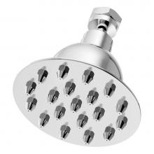 Symmons 4-163-1.5 - Canterbury 1-Spray 4 in. Fixed Showerhead in Polished Chrome (1.5 GPM)