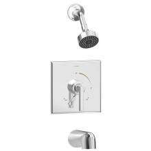 Symmons S-3602-1.5-TRM - Duro Single Handle 1-Spray Tub and Shower Faucet Trim in Polished Chrome - 1.5 GPM (Valve Not Incl