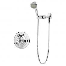 Symmons 4403-1.5-TRM - Carrington Single Handle 3-Spray Hand Shower Trim in Polished Chrome - 1.5 GPM (Valve Not Included