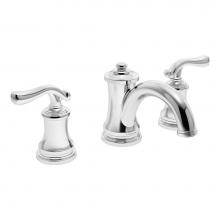 Symmons SLW-5112-1.0 - Winslet Widespread 2-Handle Bathroom Faucet with Drain Assembly in Polished Chrome (1.0 GPM)