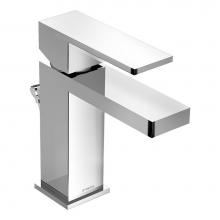 Symmons SLS-3612-DP4-0.5 - Duro Single Hole Single-Handle Bathroom Faucet with Deck Plate in Polished Chrome (0.5 GPM)