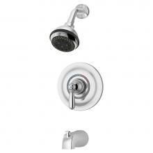 Symmons 4702-1.5-TRM - Allura Single Handle 3-Spray Tub and Shower Faucet Trim in Polished Chrome - 1.5 GPM (Valve Not In