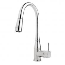 Symmons S-2302-PD - Sereno Single-Handle Pull-Down Sprayer Kitchen Faucet in Polished Chrome (2.2 GPM)
