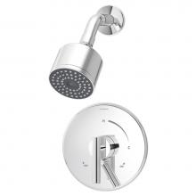 Symmons S-3501-CYL-B-1.5-TRM - Dia Single Handle 1-Spray Shower Trim with Secondary Volume Control in Polished Chrome - 1.5 GPM (