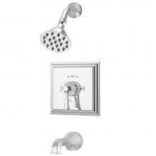 Symmons S-4502-1.5-TRM - Canterbury Single Handle 1-Spray Tub and Shower Faucet Trim in Polished Chrome - 1.5 GPM (Valve No