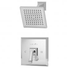 Symmons 4201-1.5-TRM - Oxford Single Handle 1-Spray Shower Trim in Polished Chrome - 1.5 GPM (Valve Not Included)