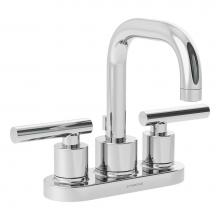 Symmons SLC-3512-1.5 - Dia 4 in. Centerset 2-Handle Bathroom Faucet with Drain Assembly in Polished Chrome (1.5 GPM)