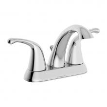 Symmons SLC-6612-1.0 - Unity 4 in. Centerset 2-Handle Bathroom Faucet with Drain Assembly in Polished Chrome (1.0 GPM)