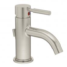 Symmons SLS-4312-STN-1.5 - Sereno Single Hole Single-Handle Bathroom Faucet with Drain Assembly in Satin Nickel (1.5 GPM)