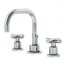 Symmons SLW-3512-H3-1.5 - Dia Widespread 2-Handle Bathroom Faucet with Drain Assembly in Polished Chrome (1.5 GPM)
