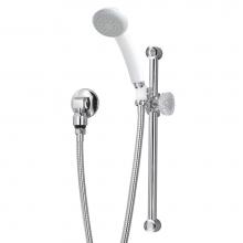Symmons T-300B-30-V - T-300 Wall/Hand Shower & Slide Bar in Polished Chrome - 2.2 GPM
