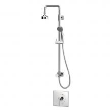 Symmons 3601-EX-1.5-TRM - Duro Single-Handle 1-Spray Shower Trim in Polished Chrome - 1.5 GPM (Valve Not Included)