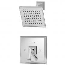Symmons S-4201-1.5-TRM - Oxford Single Handle 1-Spray Shower Trim in Polished Chrome - 1.5 GPM (Valve Not Included)