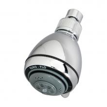 Symmons 4-145-1.5 - 5-Spray 3.7 in. Fixed Showerhead in Polished Chrome (1.5 GPM)