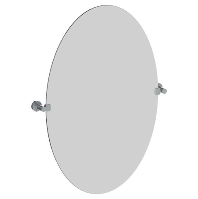 Wall Mounted 24'' x 36'' Oval Pivot Mirror