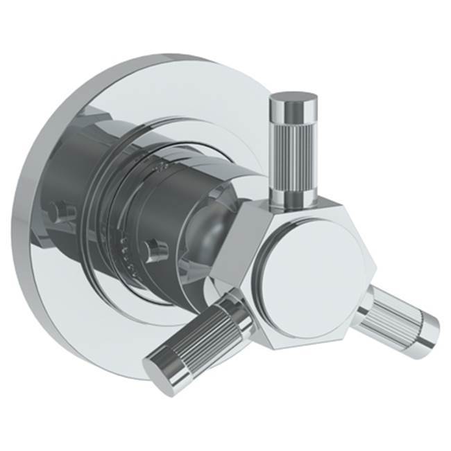 Wall Mounted Mini Thermostatic Shower Trim, 3 1/2'' dia.