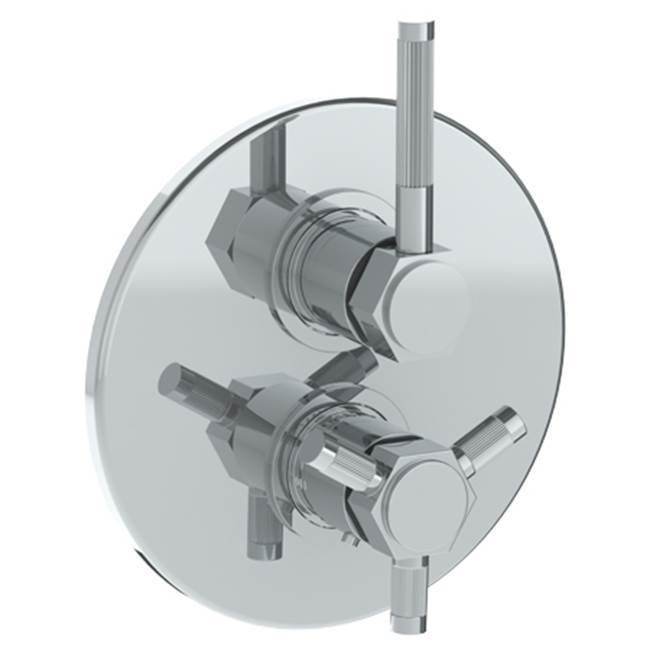 Wall Mounted Thermostatic Shower Trim with built-in control, 7 1/2''