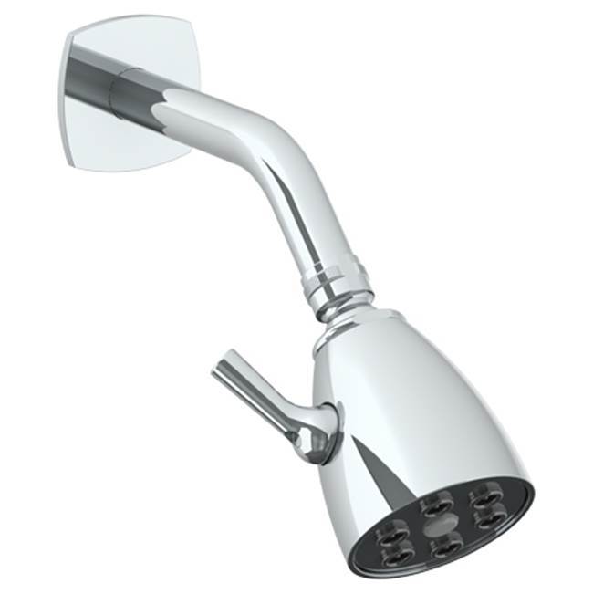 Wall Mounted Showerhead, 2 3/4''dia, with 6'' Arm and Flange