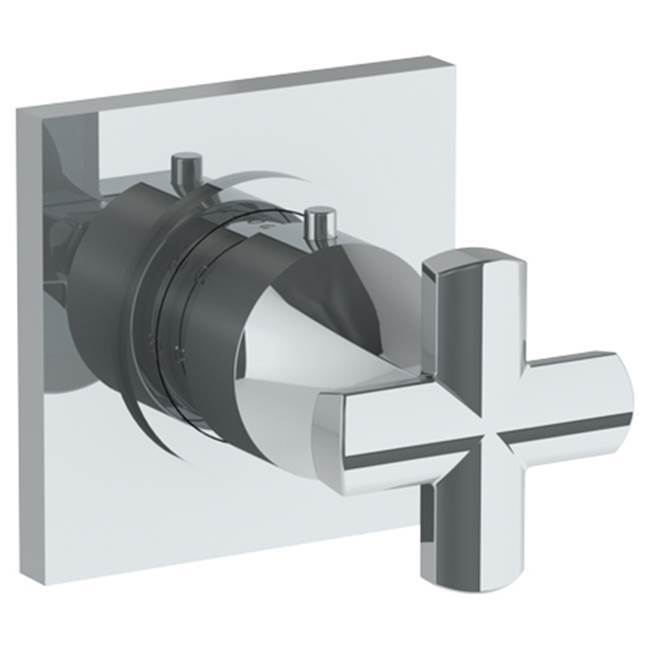 Wall Mounted Mini Thermostatic Shower Trim, 3 1/2'' dia.