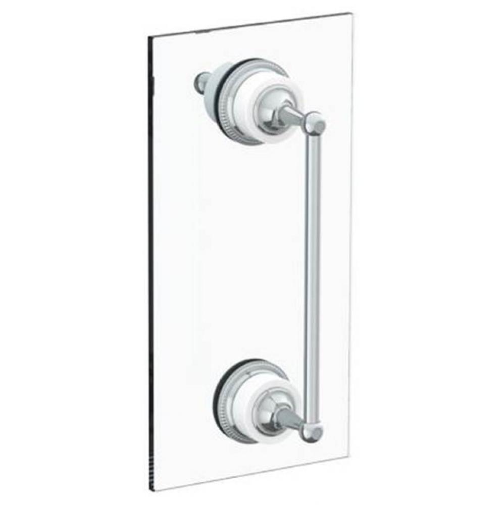 Venetian 12'' Shower Door Pull With Knob/ Glass Mount Towel Bar With Hook