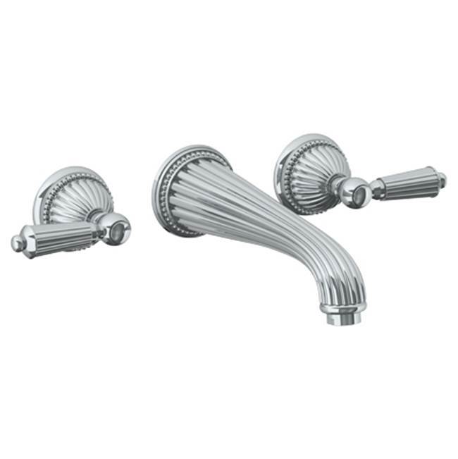 Wall Mounted 3 Hole Lavatory Set with 8 1/4'' CTC Spout