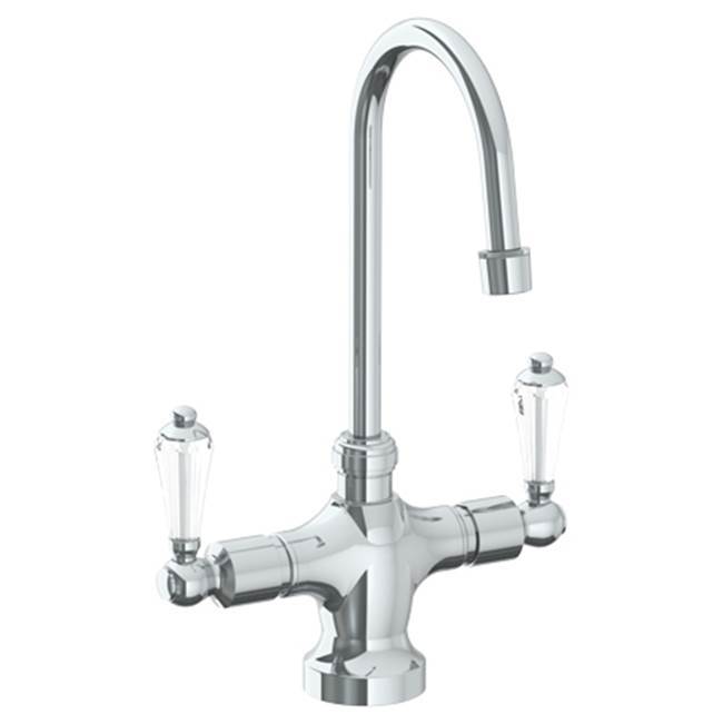 Deck Mounted 1 Hole Kitchen Faucet with 4 1/2'' spout