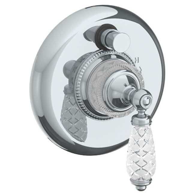 Wall Mounted Pressure Balance Shower Trim with Diverter, 7'' dia.