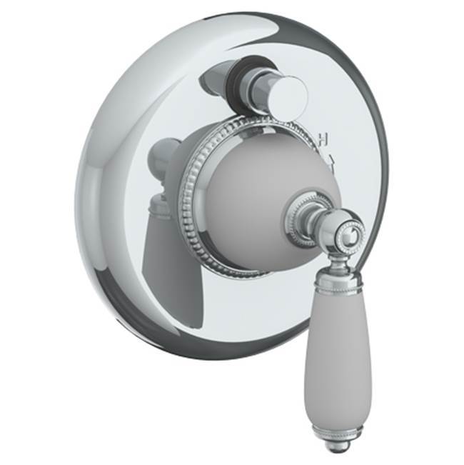 Wall Mounted Pressure Balance Shower Trim with Diverter, 7'' dia.