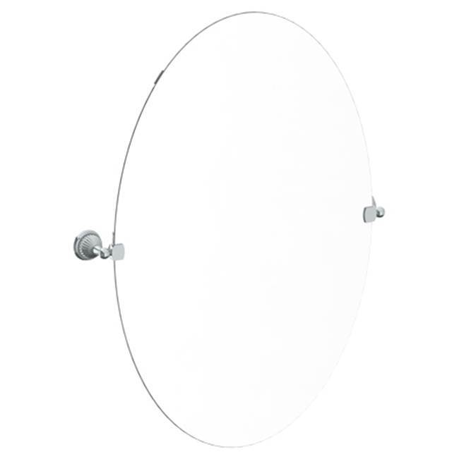 Wall Mounted 24'' x 36'' Oval Pivot Mirror