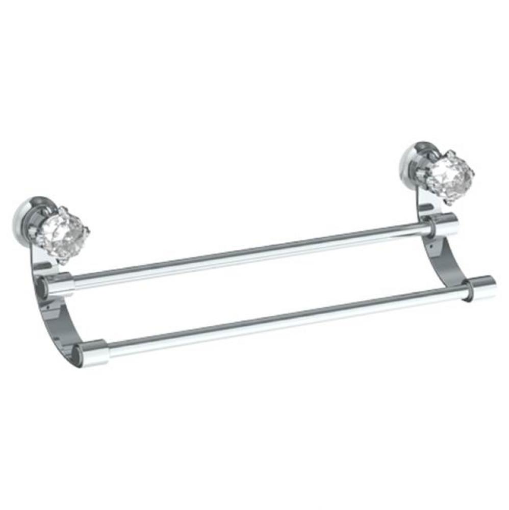 Wall Mounted Double Towel Bar, 18''