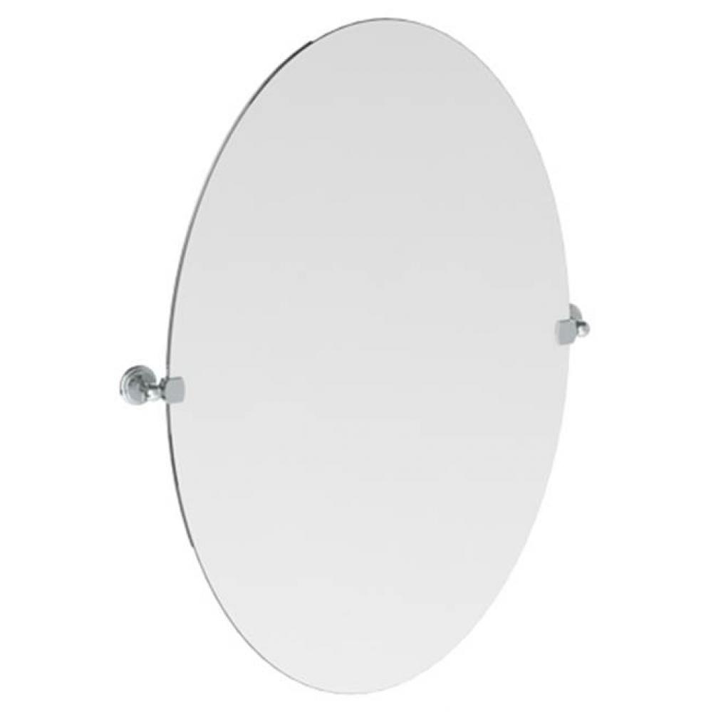 Wall Mounted 24'' x 36'' Oval Pivot Mirror