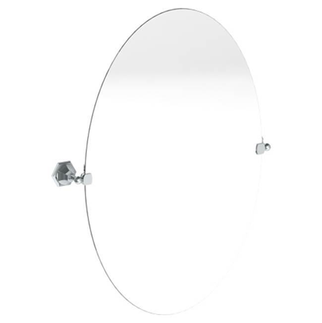 Wall Mounted 24'' x 36'' Oval Pivot Mirror