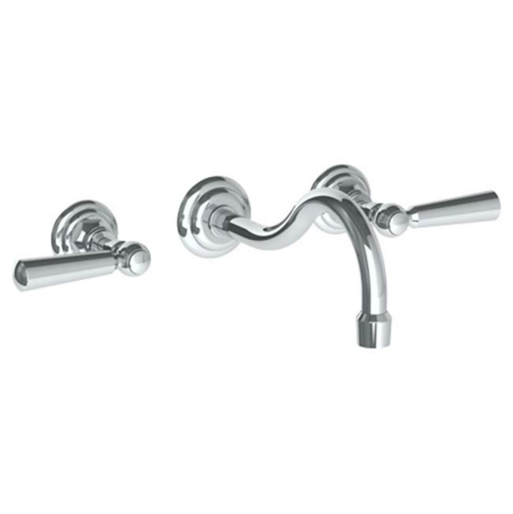 Wall Mounted 3 Hole Lavatory Set with 8 3/4'' CTC Spout